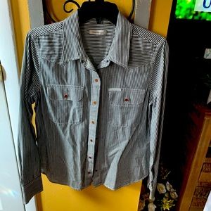 Calvin Klein snap front top